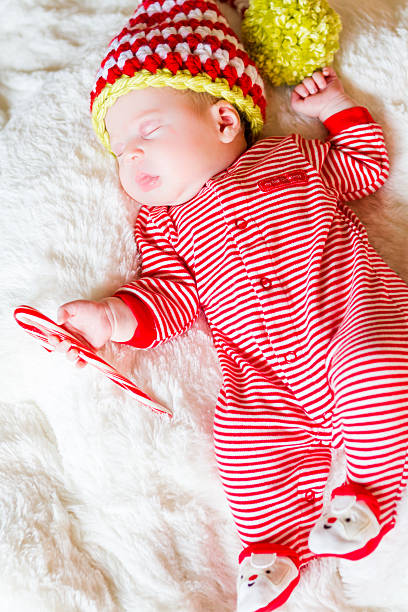 istock Newborn Christmas baby 477474133
