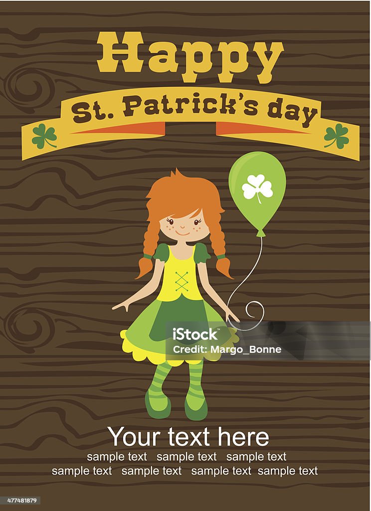 St.Patrick's Day - arte vectorial de Adolescente libre de derechos