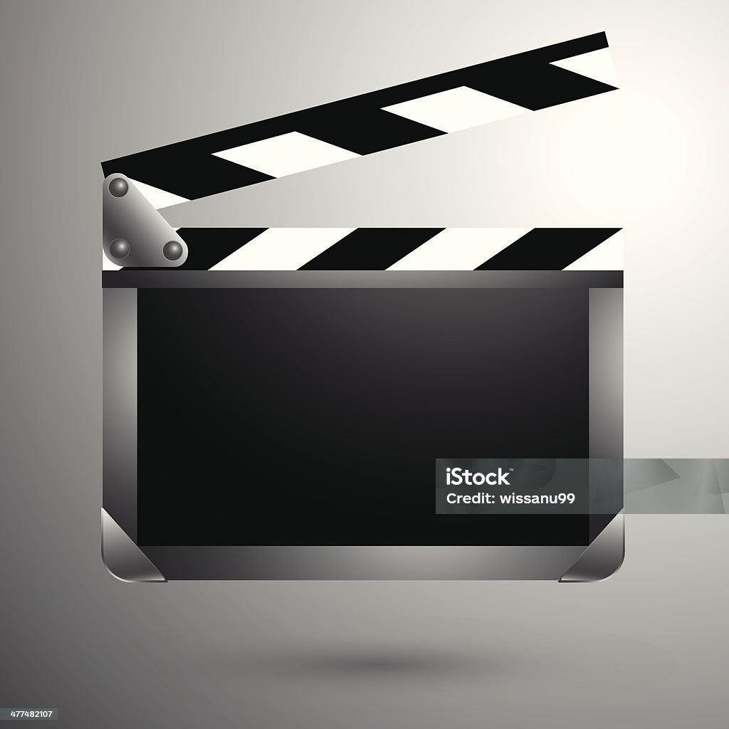 Film clapper tableau noir illustration vectorielle - clipart vectoriel de Activité libre de droits