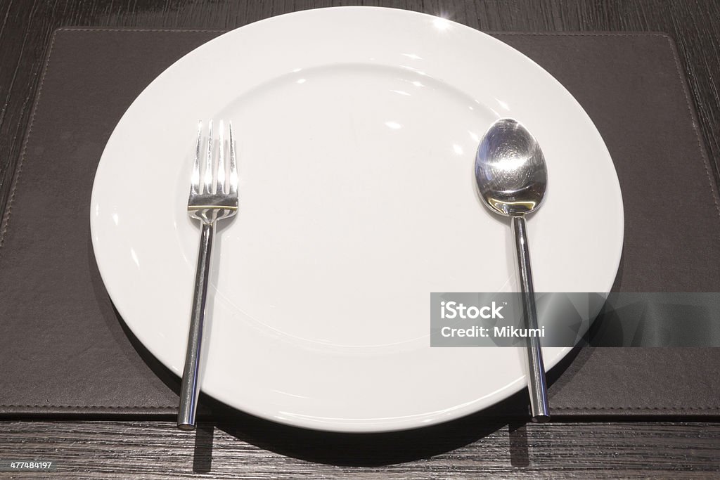 Dinner place setting Dinner place setting on wooden table Arranging Stock Photo