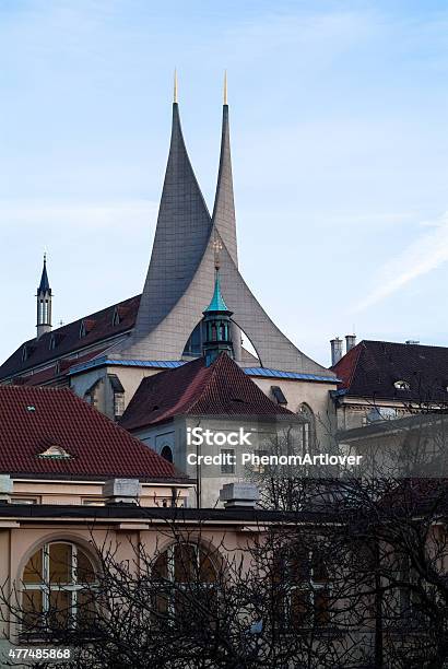 Emmaus Monastery Stock Photo - Download Image Now - 2015, Abbey - Monastery, Acute Angle