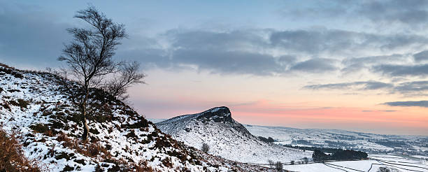 istock Stunning Winter panoramic landscape snow covered countryside wit 477488756