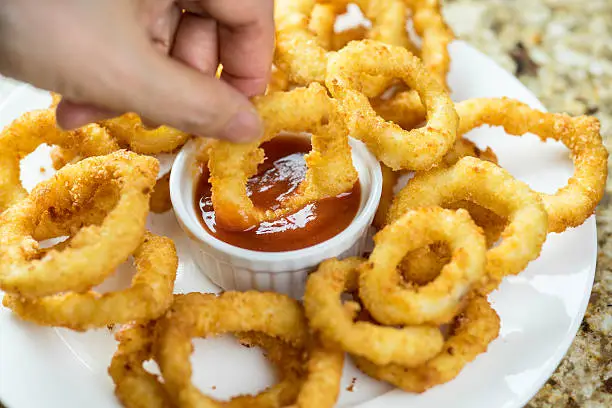 Fried Calamari with marinara sauce