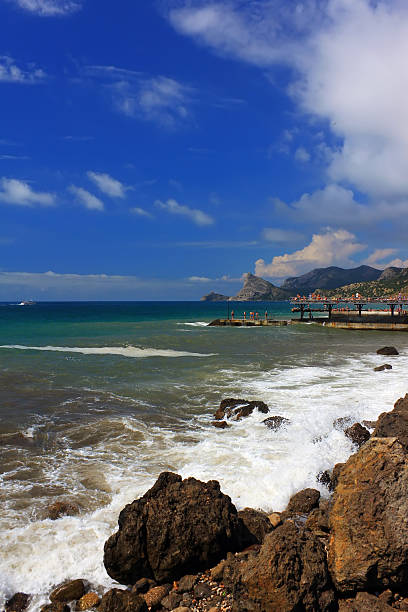 istock Stormy sea in the tropics 477511540