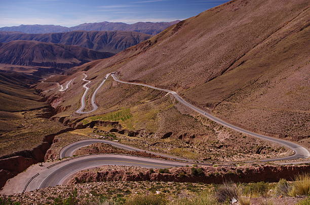 istock Hard and winding mountain road 477511566