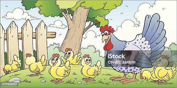 Chickens Stock Illustration - Download Image Now - Animal, Baby Chicken, Bird