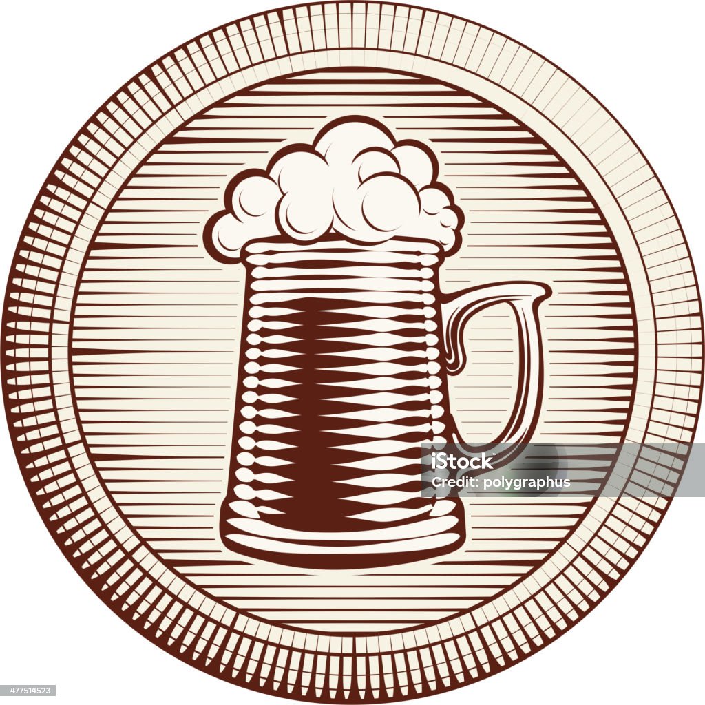 Vecteur Verre à bière - clipart vectoriel de D'autrefois libre de droits