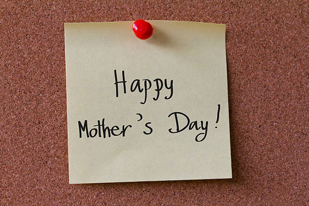 istock Post it notes with word  Happy Mother's Day 477515095