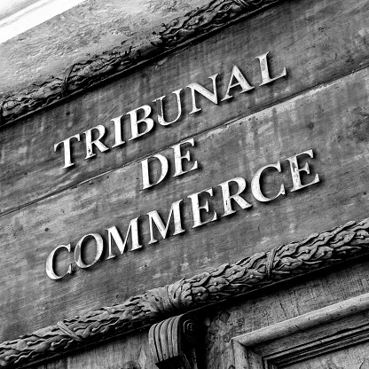 Commercial Court of Aix en Provence black and white