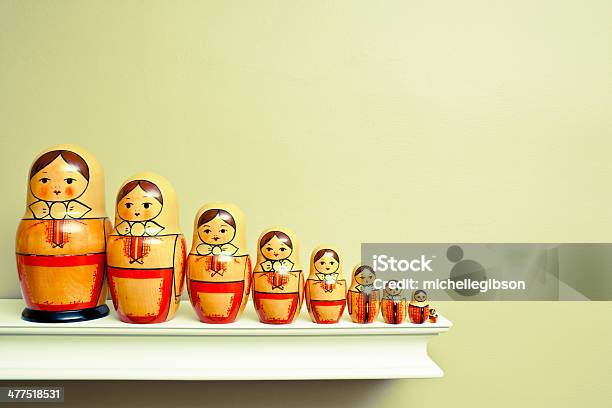 Russian Nesting Dolls Stock Photo - Download Image Now - Repetition, Scale, Russian Nesting Doll