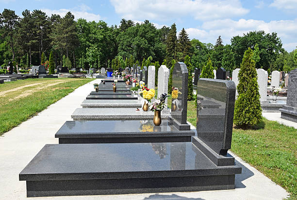 istock Tombstones in the public cemetery 477520970