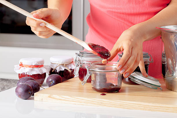 istock Tasting the homemade jam 477522645