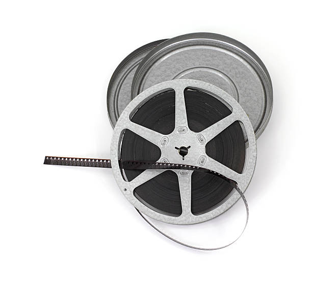 istock Old roll of movie film 477523921