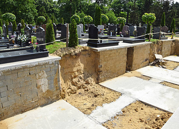 istock New places for crypts in the public cemetery 477524668