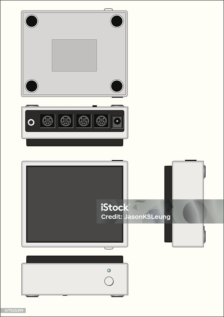 Audio Receiver Vector Stock Illustration - Download Image Now - Audio ...