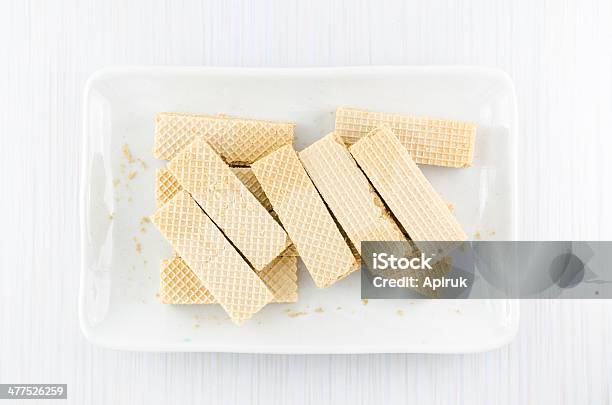 Wafer - Fotografie stock e altre immagini di Alimentazione non salutare - Alimentazione non salutare, Bianco, Biscotto secco