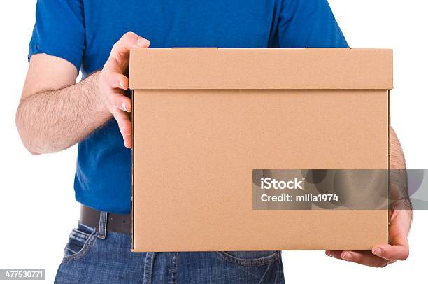 Lieferung Mann Stockfoto und mehr Bilder von Abschicken - Abschicken, Arbeiten, Arbeiter