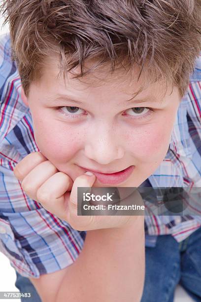 Portrait Of Pretty Handsome Kid Stock Photo - Download Image Now - Adult, Balance, Beautiful People