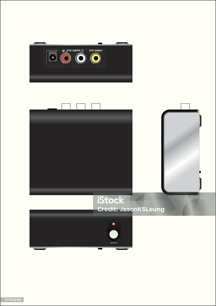 Audio Receiver Vector Stock Illustration - Download Image Now - Audio ...