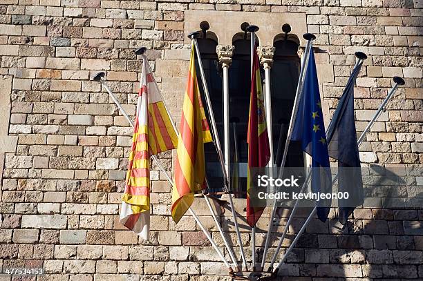 Foto de Bandeiras Da Espanha e mais fotos de stock de Bandeira da OTAN - Bandeira da OTAN, Bandeira, Bandeira Espanhola