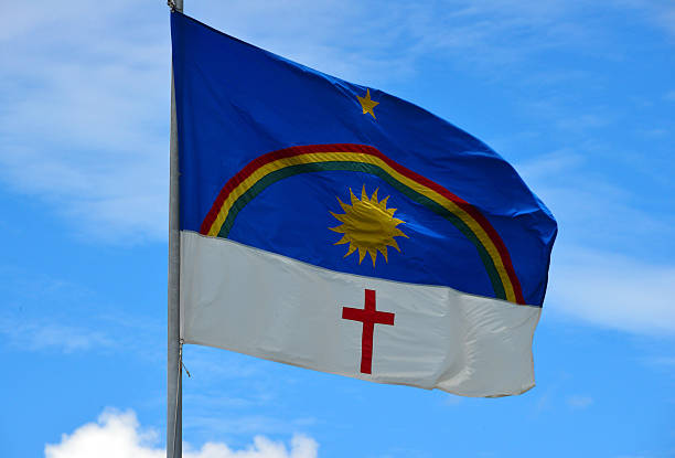 bandeira do estado de pernambuco-brasil - pernambuco state - fotografias e filmes do acervo