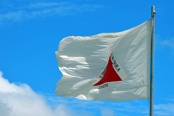 background of ripple Naval Jack flag