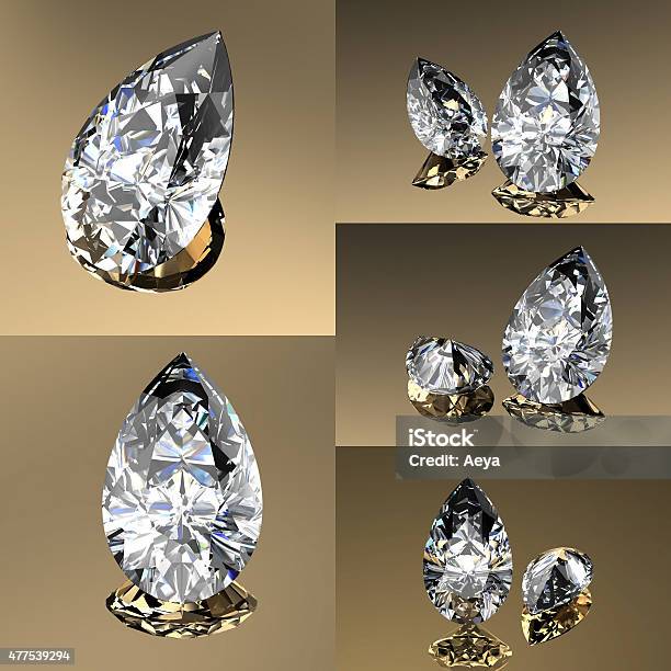 Diamond Set Stock Photo - Download Image Now - 2015, Diamond - Gemstone, Fashion