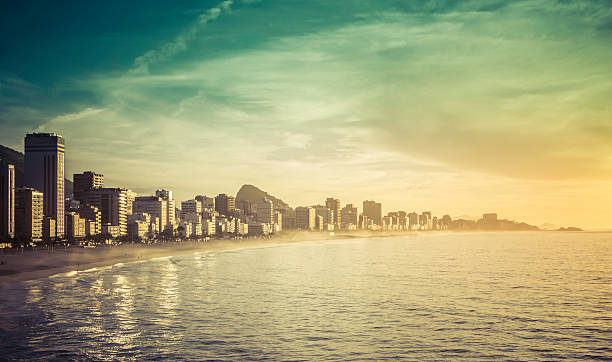 istock Sunrise on Ipanema Beach in Rio de Janeiro 477539870