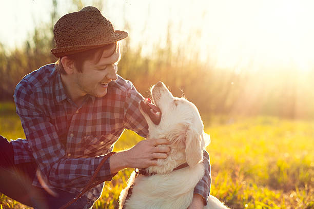 istock Woman with dog 477541367