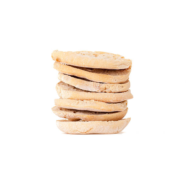 istock Italian Fresella Bread On White Background 477542117