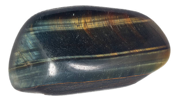 istock piece of hawk's eye mineral 477548250