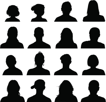 Collection of 16 high detailed head and shoulders silhouettes. Pdf and 6000 x 6000 jpg files included.