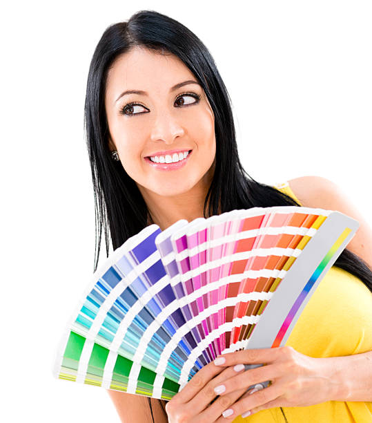 istock Woman holding a color wheel 477550871