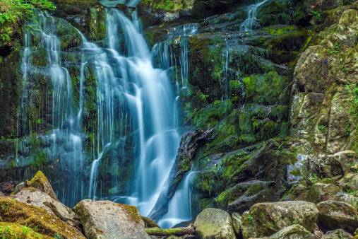 Torc waterfall (Ring of Kerry location), Killarney National Park, Ireland