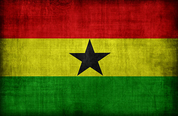 istock Ghana flag pattern,retro vintage style 477553778