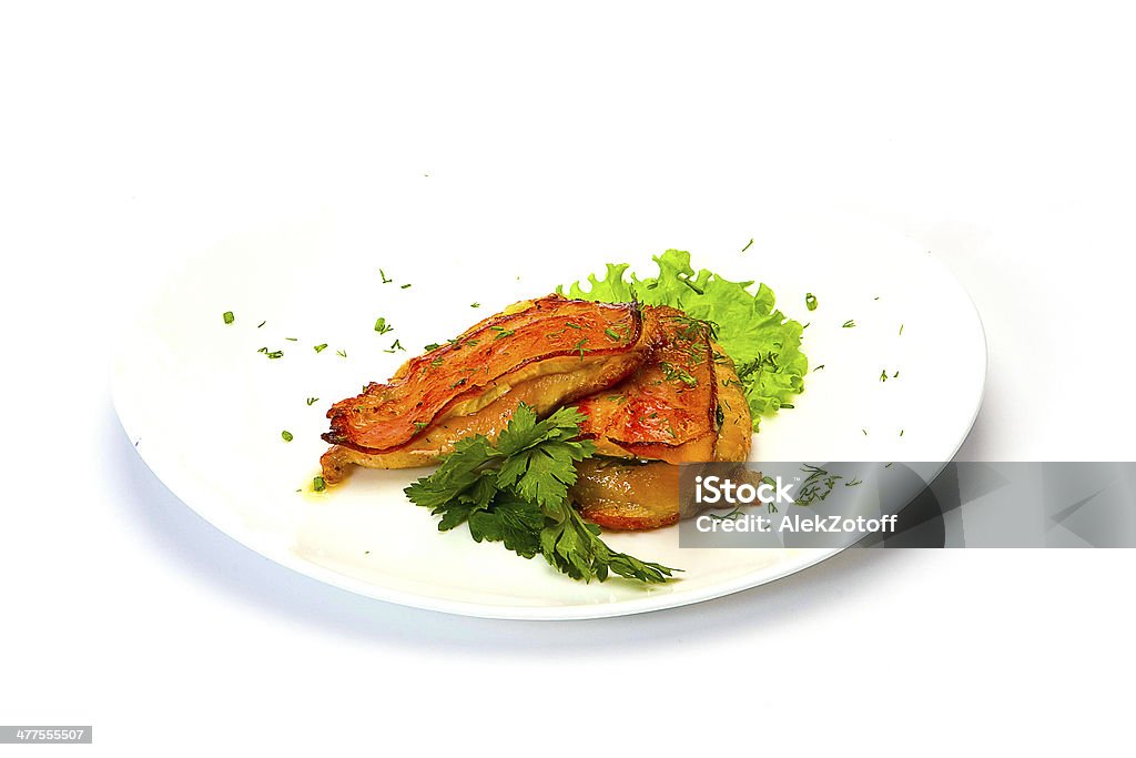 Délicieux Barbecue côtes dîner avec mélange de légumes et de fromage - Photo de Aliment libre de droits