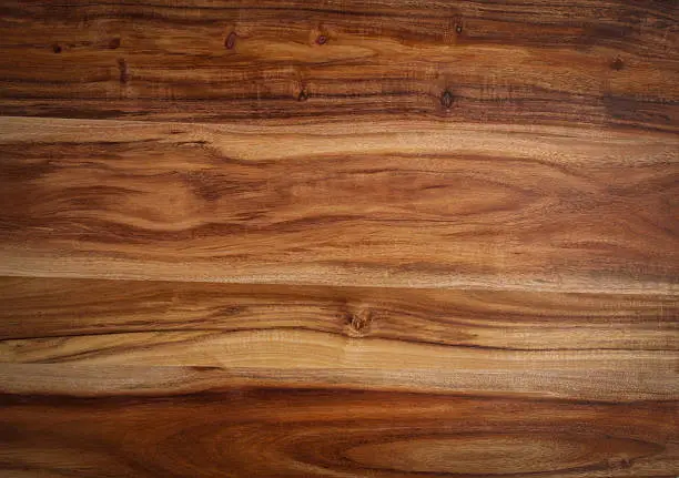 Closeup of Acacia wood texture