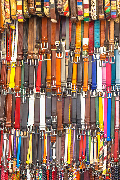 istock Background of Leather Pants Belts 477560983