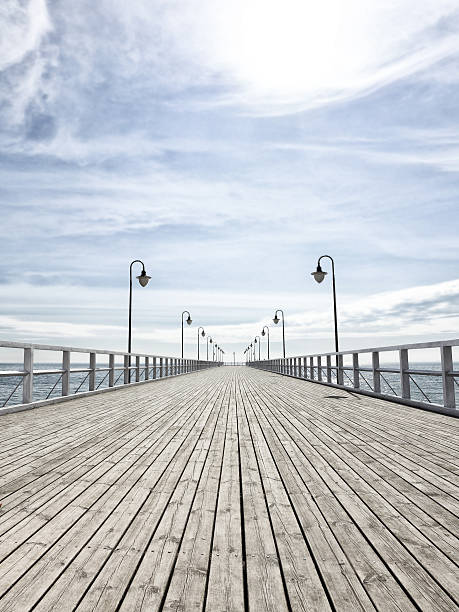 istock Wooden pier and blue sea 477561467