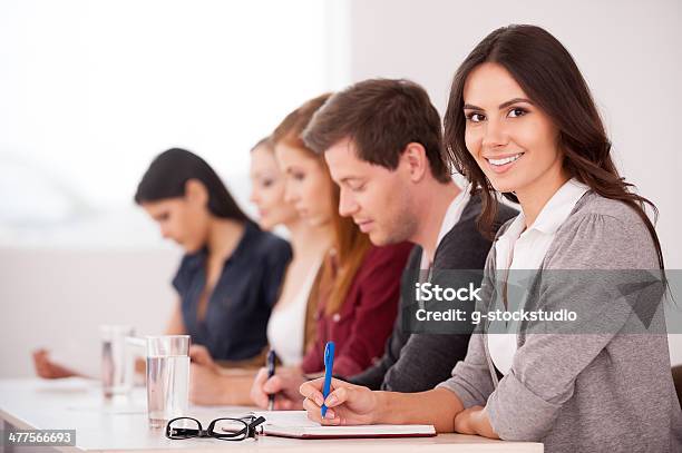 Foto de Pessoas No Seminário e mais fotos de stock de Adulto - Adulto, Autoconfiança, Casual chic