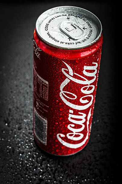 Ice Cold Coca Cola Beverage stock photo