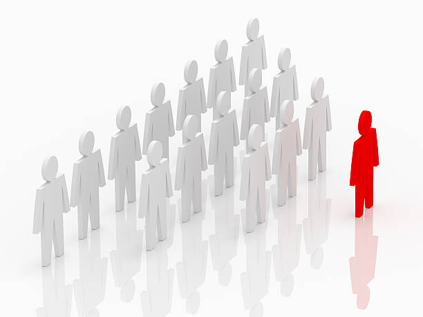 istock Illustration of leader leads the team 477568868
