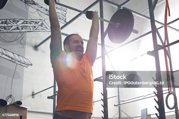 Working Out At The Gym Stock Photo - Download Image Now - 2015, 30-34 Years, 30-39 Years