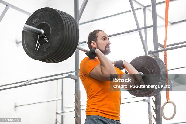 Working Out At The Gym Stock Photo - Download Image Now - 2015, 30-34 Years, 30-39 Years