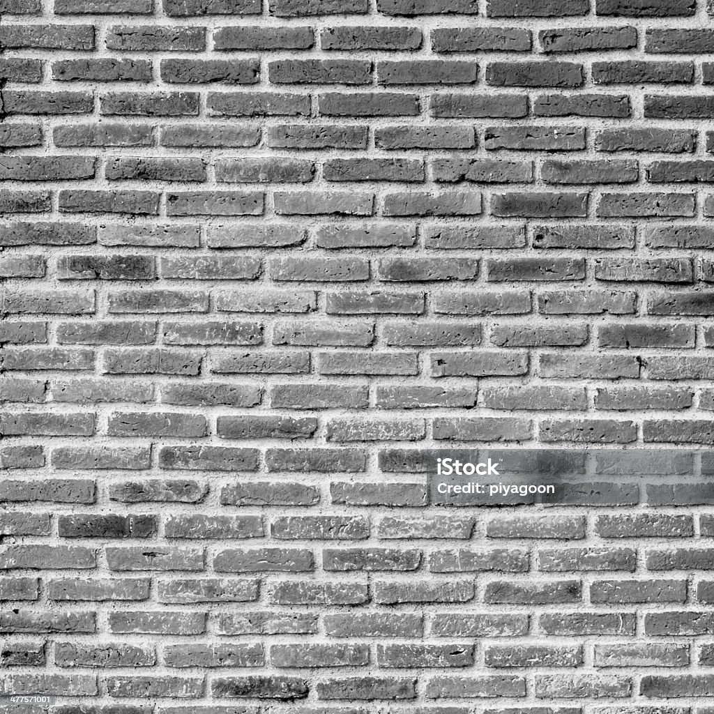 Preto e Branco parede de tijolos - Foto de stock de Apartamento royalty-free