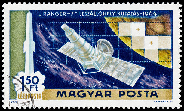 istock Stamp printed in Hungary shows Ranger 7 477571629