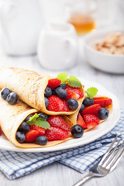istock pancakes with strawberry blueberry 477572364