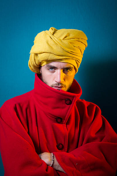 istock Colored male portrait 477577316