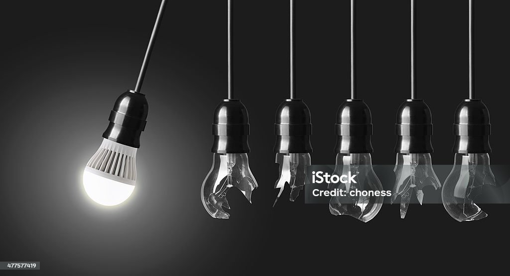 Mouvement perpétuel - Photo de Ampoule électrique libre de droits