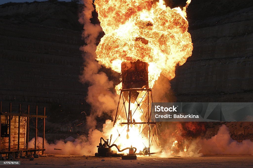Starke explosion - Lizenzfrei Bombe Stock-Foto